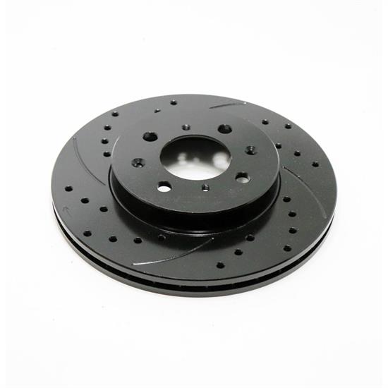Wilwood 16012838BK SRP Drilled RH Rotor/Hat, .68 Inch Offset