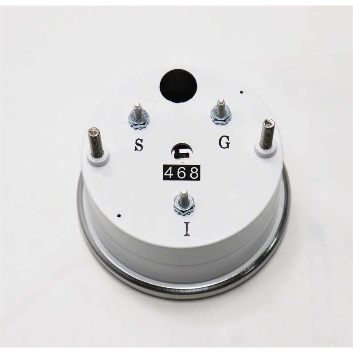 Speedway Black 3-3/8 Inch Electric Tachometer