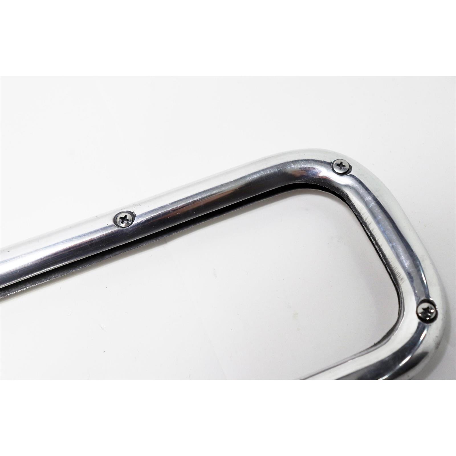 Speedway Mail Slot Polished Aluminum Rear Window Frame