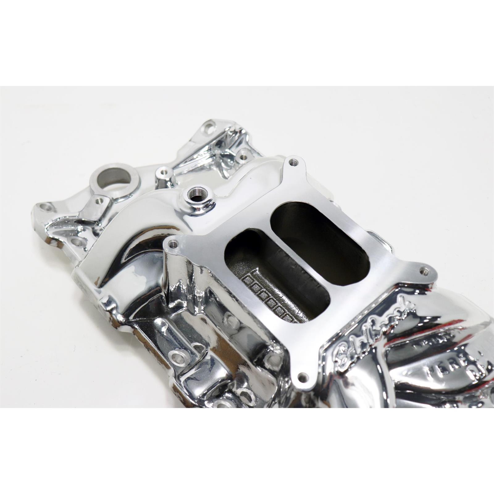 Edelbrock 71014 Performer RPM Endurashine Intake Manifold, SBC