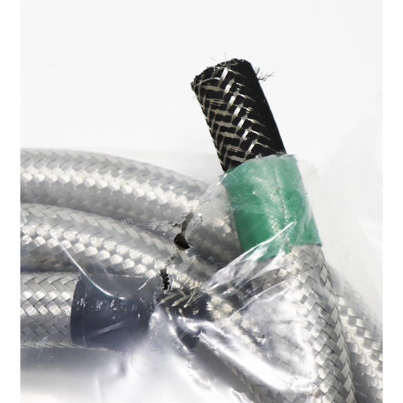 Speedway Stainless Steel Braided Hose Line, 10 AN, 10 Ft.