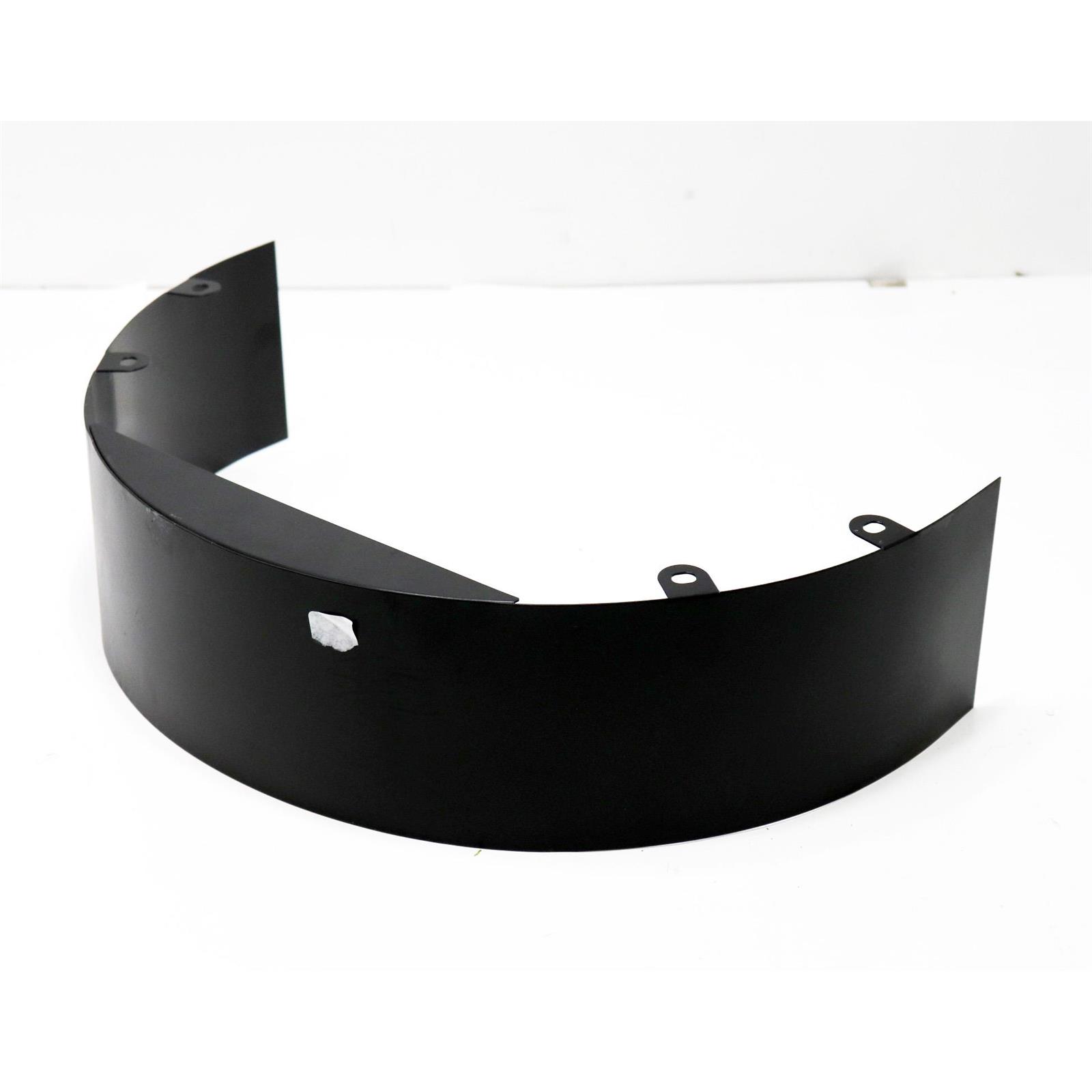 Universal Black Steel 51/2 Inch Fan Shroud w/ Mounting Bolt Kit