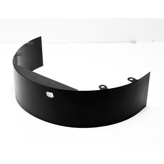 Universal Black Steel 51/2 Inch Fan Shroud w/ Mounting Bolt Kit