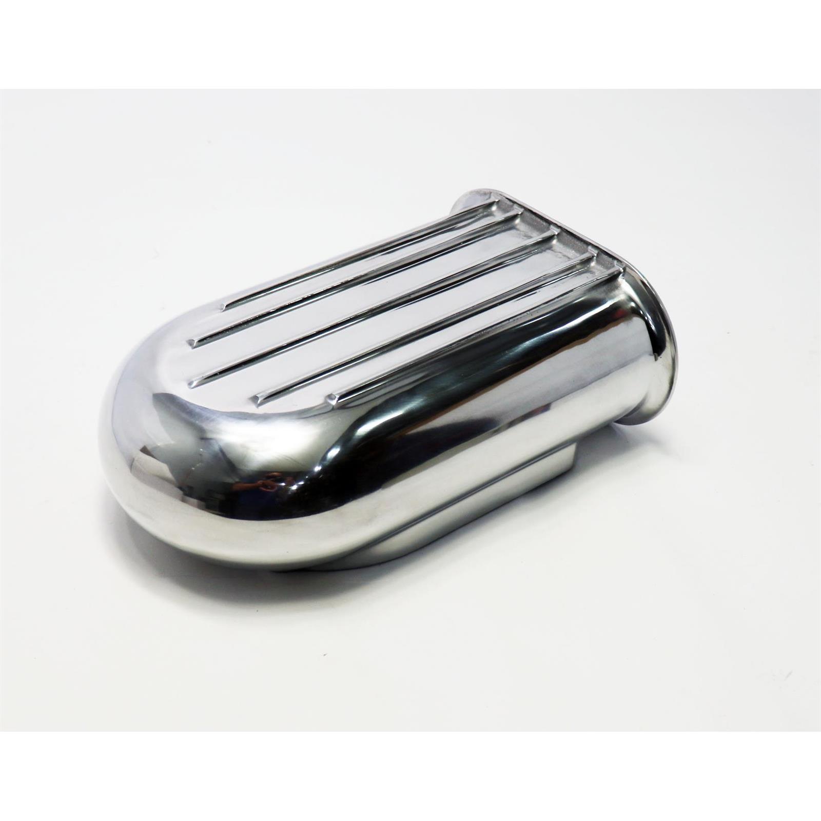 Speedway Gasser Finned Aluminum Single Quad Carburetor Air Scoops