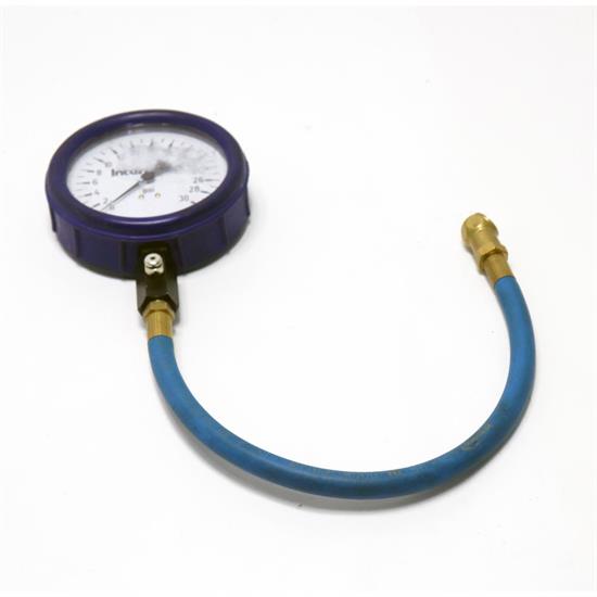 360058 4" GlowInTheDark Tire Pressure Gauge, 15 PSI