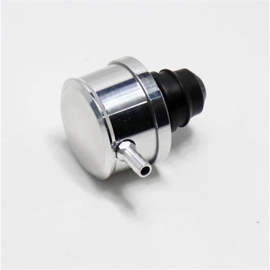 Billet Style Aluminum Breather With PCV Valve