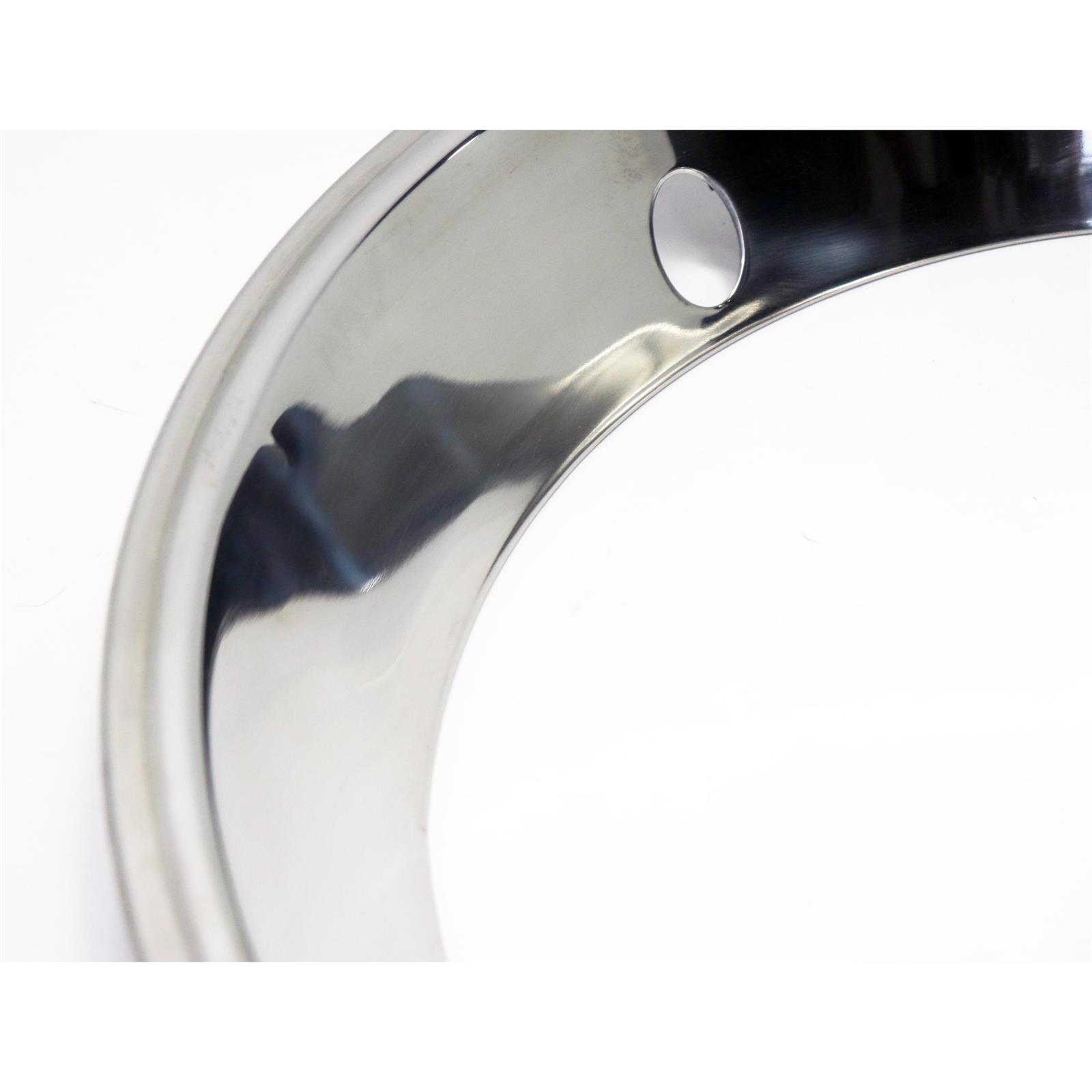 Stainless Steel Beauty Ring for 15 Inch GM Rally Wheel, 3 In Wide