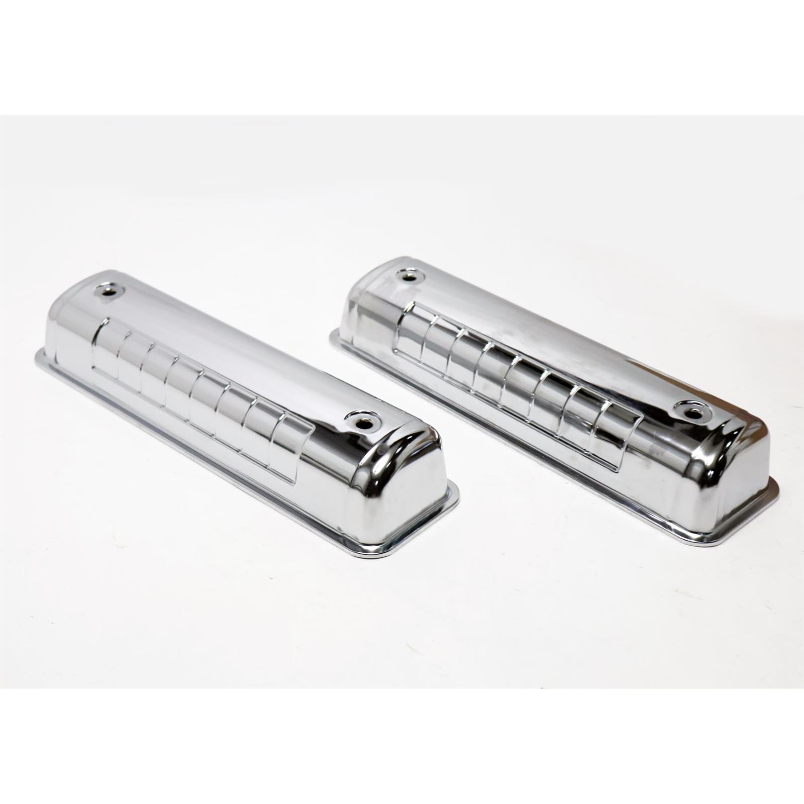 Ford YBlock Chrome Steel Valve Cover