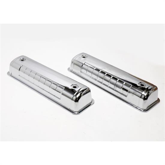 Ford YBlock Chrome Steel Valve Cover