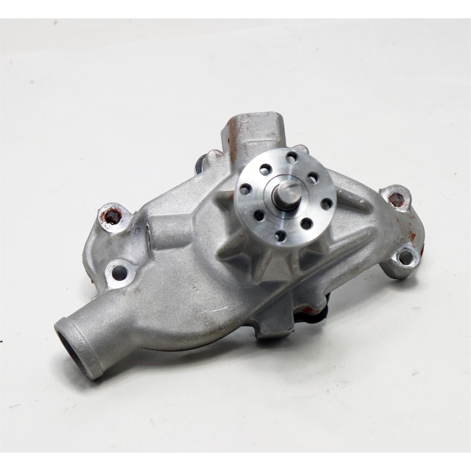 Speedway Small Block Chevy Short Aluminum Water Pump, Plain