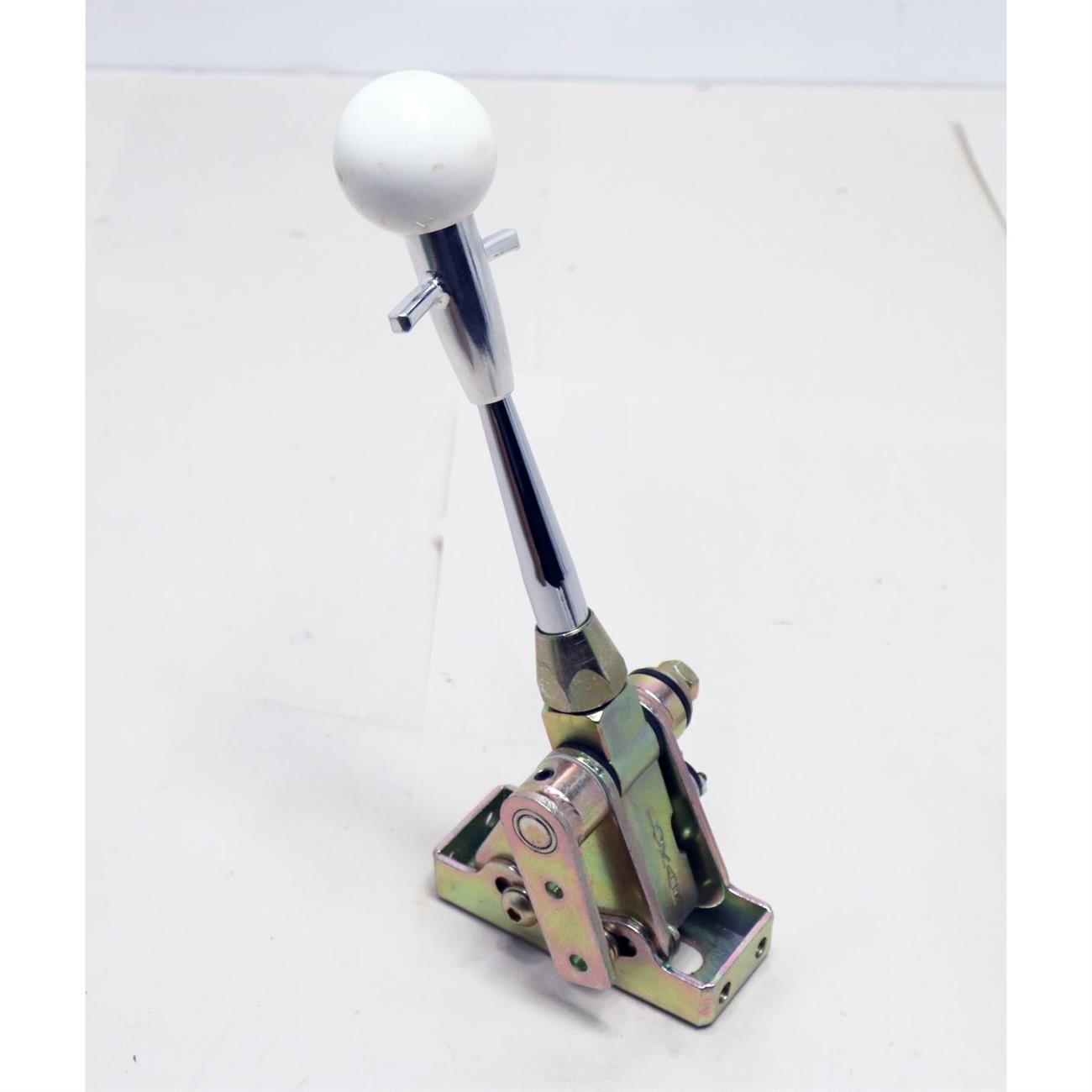 Lokar 6 In Straight Muscle Car Shifter TH350/TH400 White