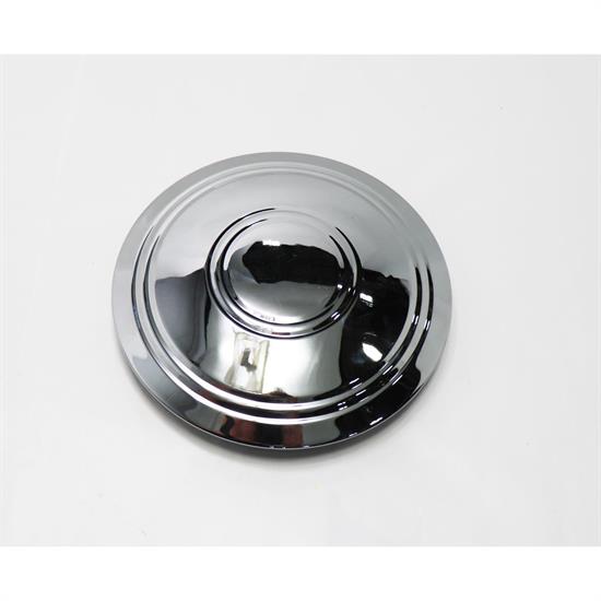 GM Rally Style Wheel Highway Patrol Hubcap, Polished, 15 Inch Rim