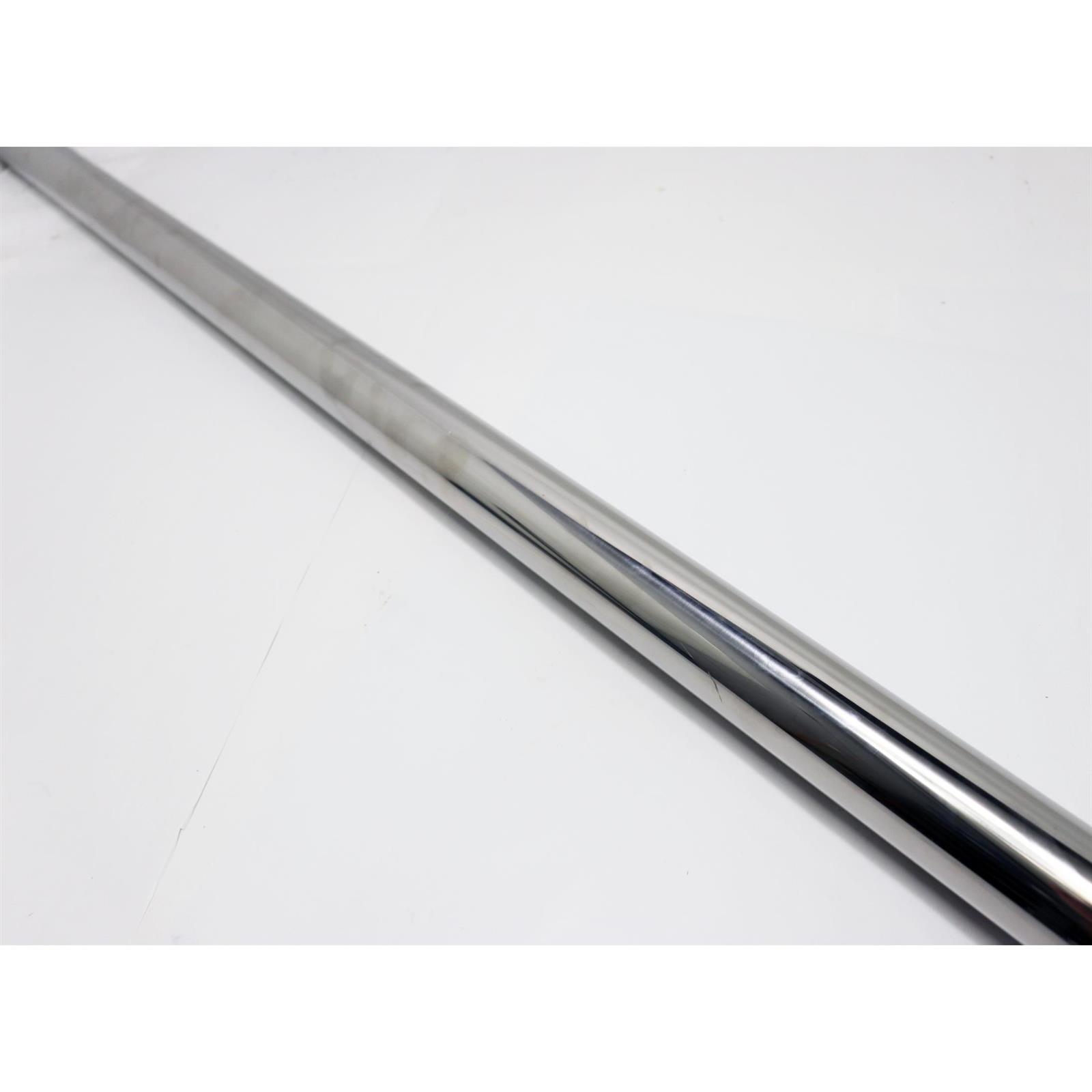 Polished Stainless Steel Exhaust Tubing, 6 Feet, 2.25 O.D.