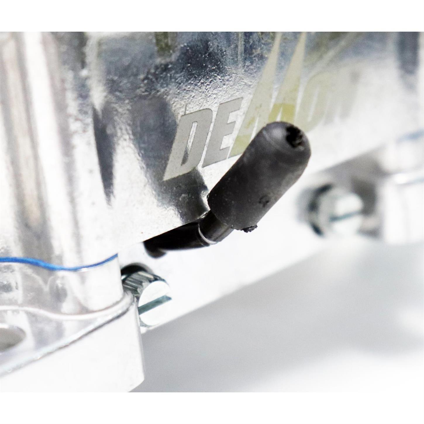 Street Demon 1900 625 CFM 4 Barrel Carburetor, Ball Burnished Alu