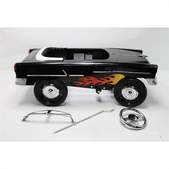 1955 Black With Flames Chevy Pedal Car
