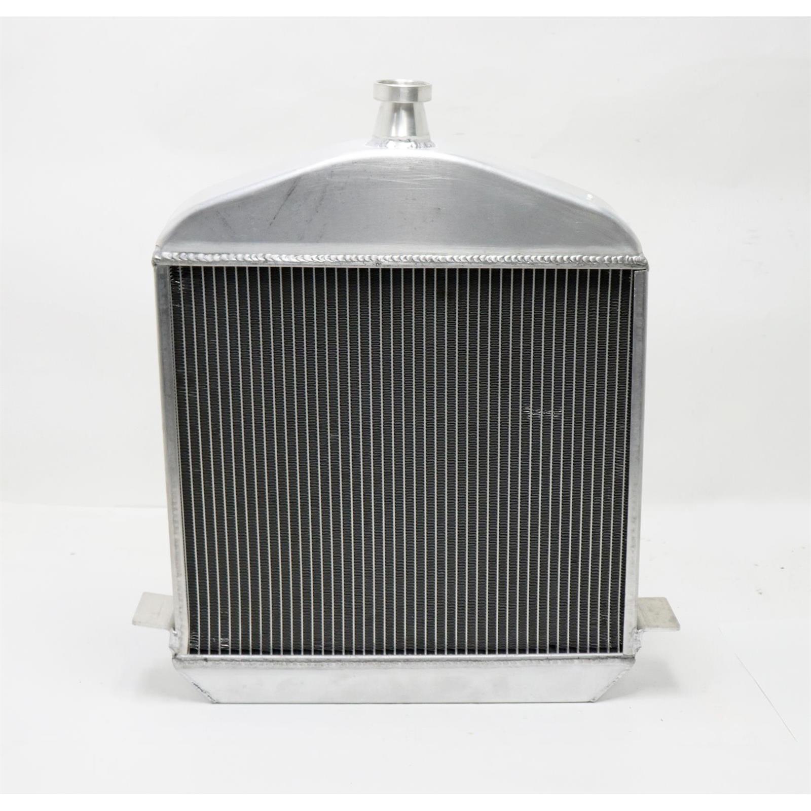 Speedway 1917-1923 T-Bucket Buffed Aluminum Radiator-Chevy Outlet