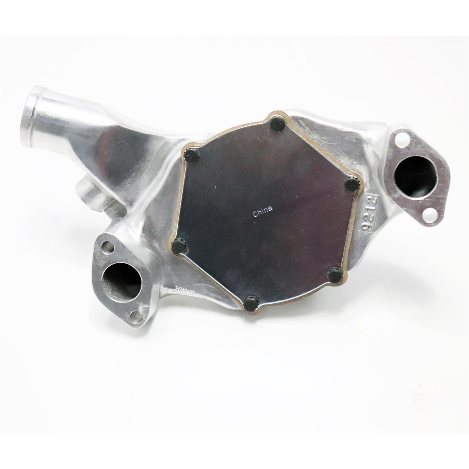 Weiand 9212P Action +Plus Aluminum BBC Short Water Pump, Polished