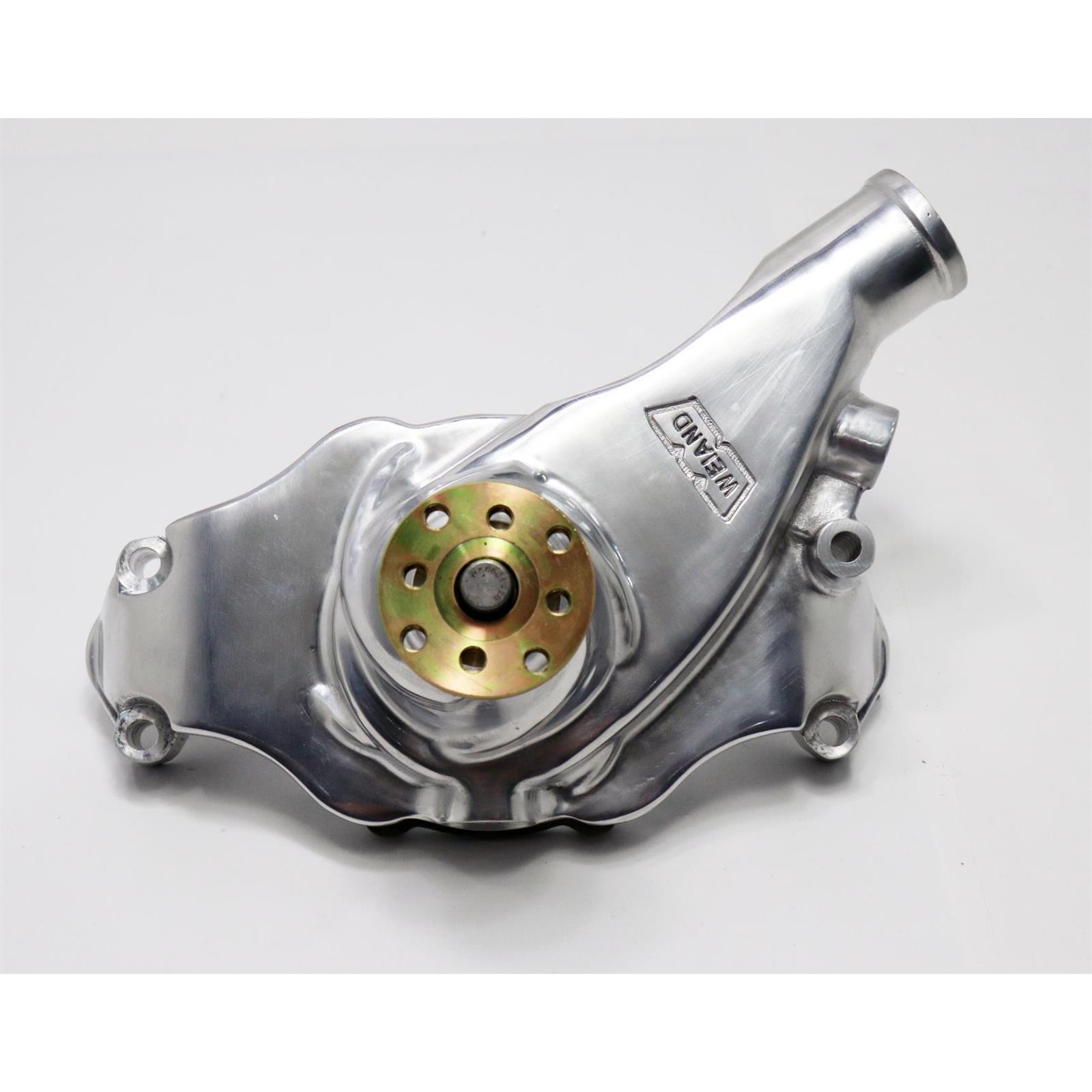 Weiand 9212P Action +Plus Aluminum BBC Short Water Pump, Polished