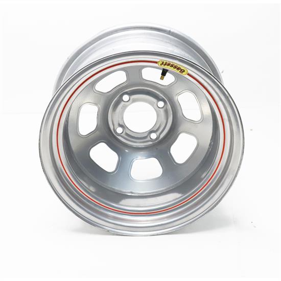 Bassett 58ST2S 15X8 DHole Lite 4x4.5 2 In. Bckspc Silver Wheel