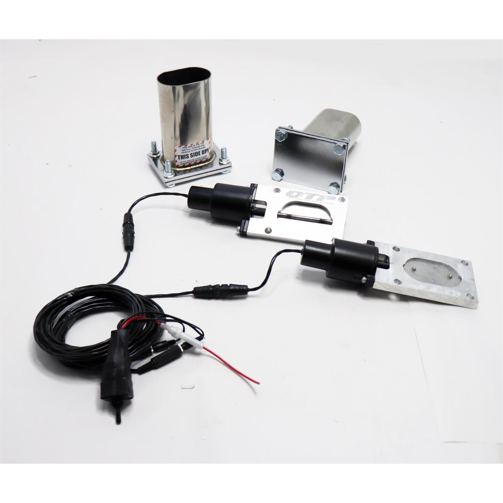 Quick Time QTEC66 QTP Exhaust Cutout, Dual Oval Valves