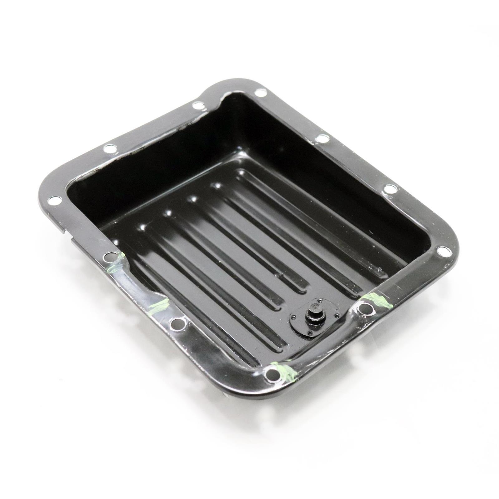 Mr Gasket 9755BMRG Transmission Oil Pan, CaseFilled C4, Black