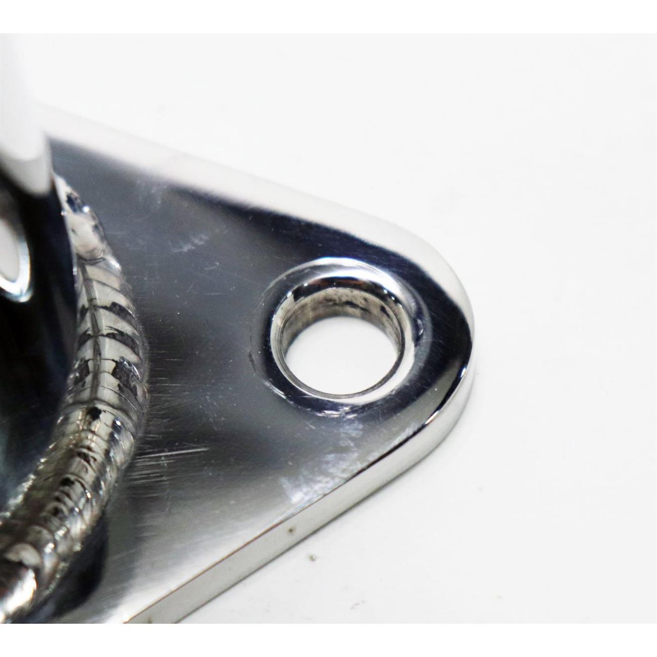 Speedway Stainless Steel Exhaust Dump Tube, 2 x 16