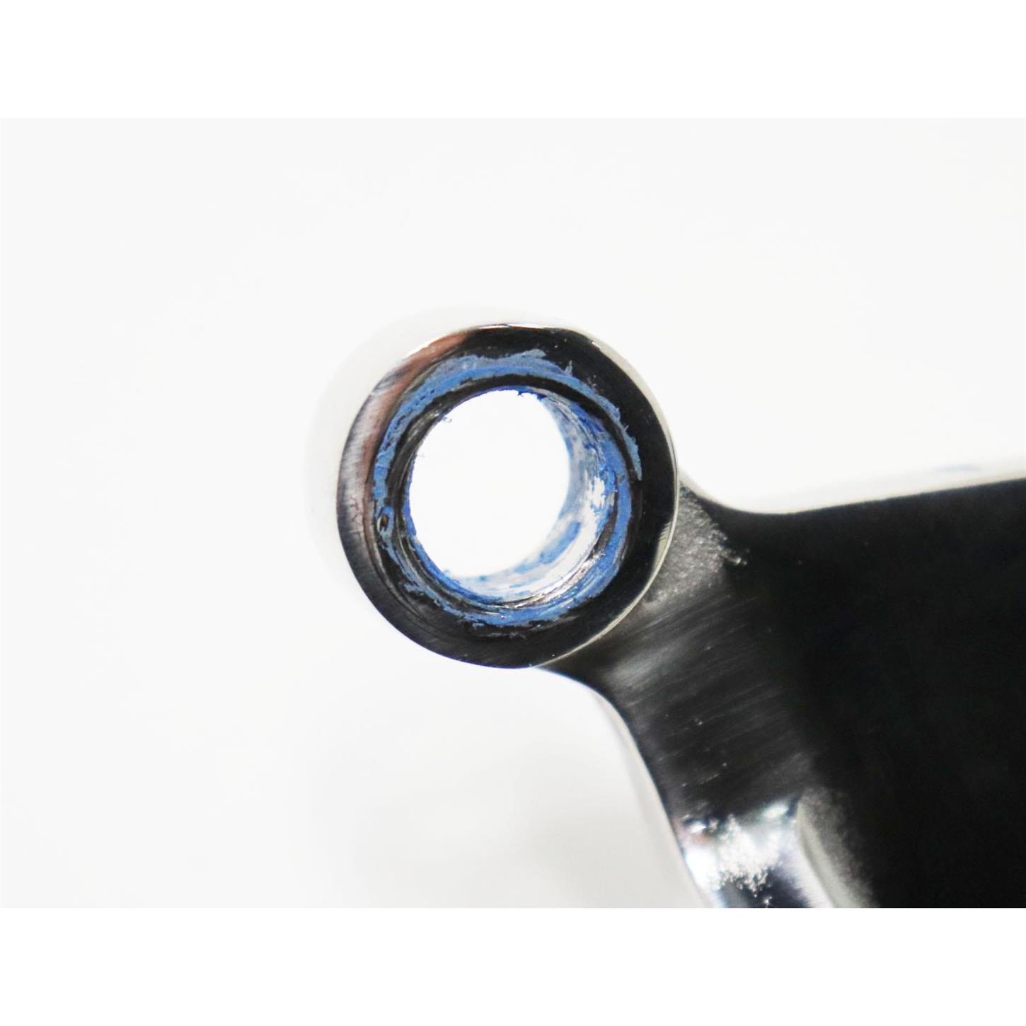 Small Block Chevy Upper Alternator Bracket, Stainless