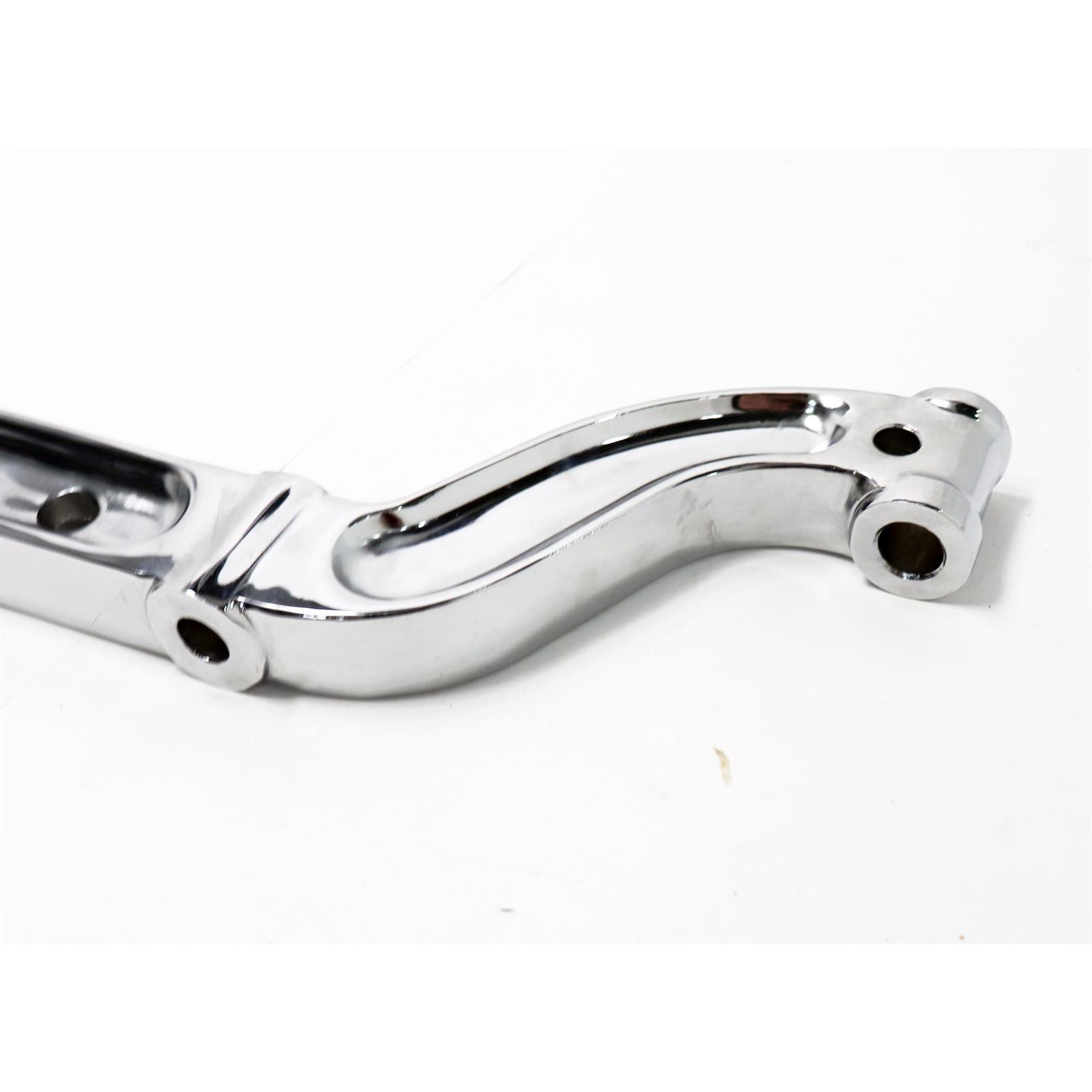 Speedway 4 Inch Drop IBeam Front Axle, Chrome, Drilled