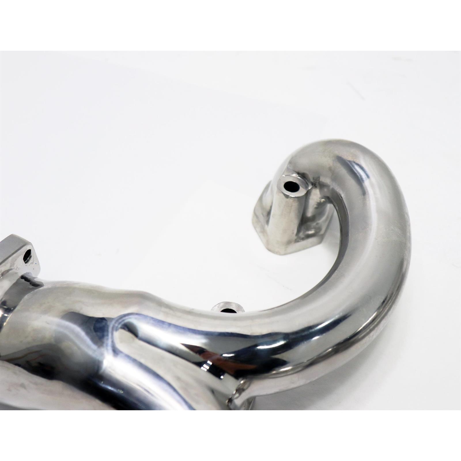 TruRam_ SBC Exhaust Manifolds, Polished Stainless