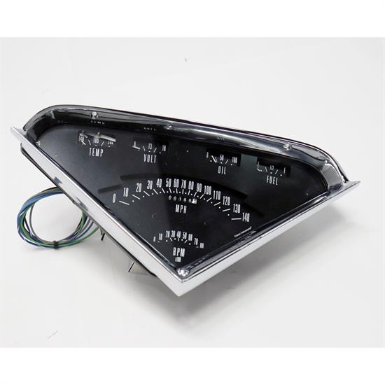 Classic Instruments TF01B 195559 Chevy Truck Gauge Set, Black