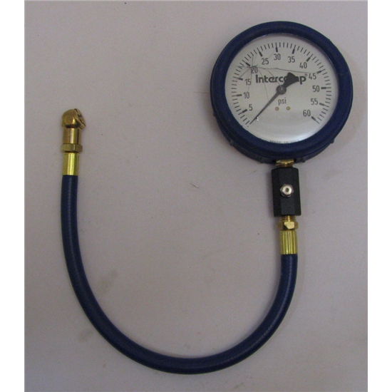 GlowInTheDark Tire Pressure Gauge, 4"