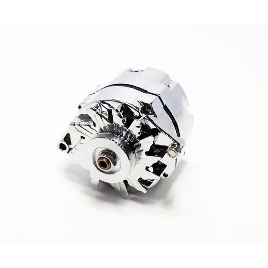 197386 GM Chrome Alternator, Internal Regulator, 60 Amp