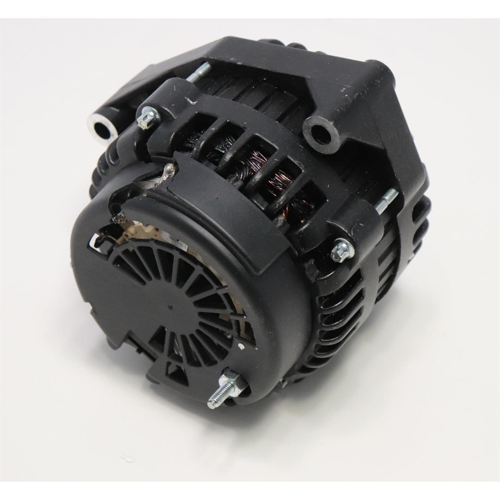 GM AD244 Style High Output 220 Amp All Black Alternator
