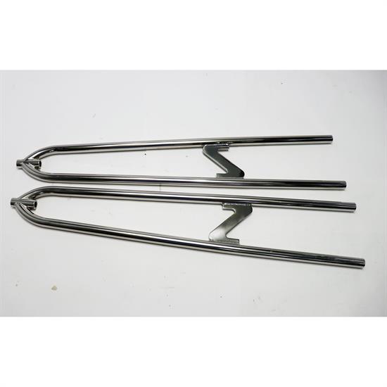 Classic 32 Inch Rear Radius Rods, Polished Stainless