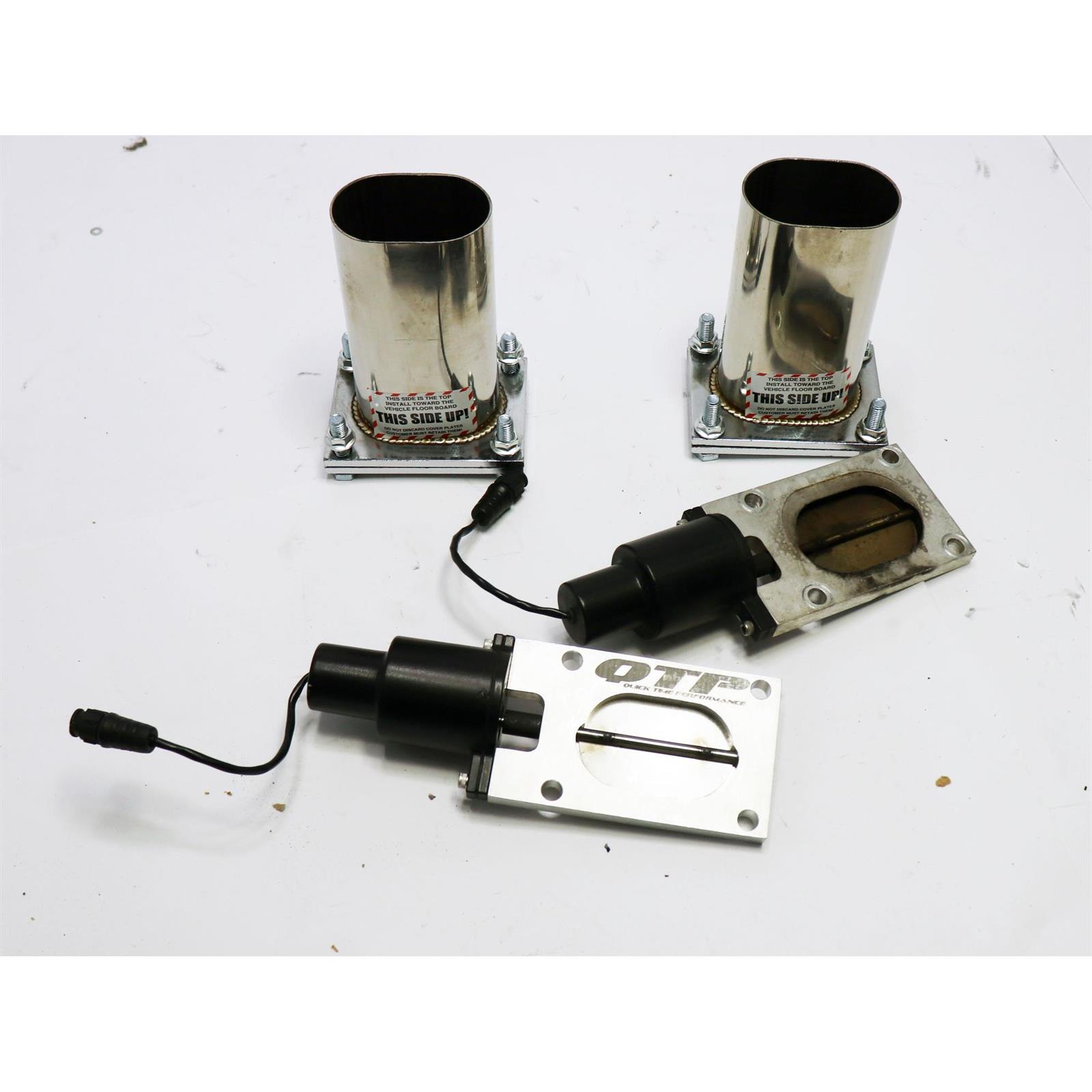 Quick Time QTEC66 QTP Exhaust Cutout, Dual Oval Valves