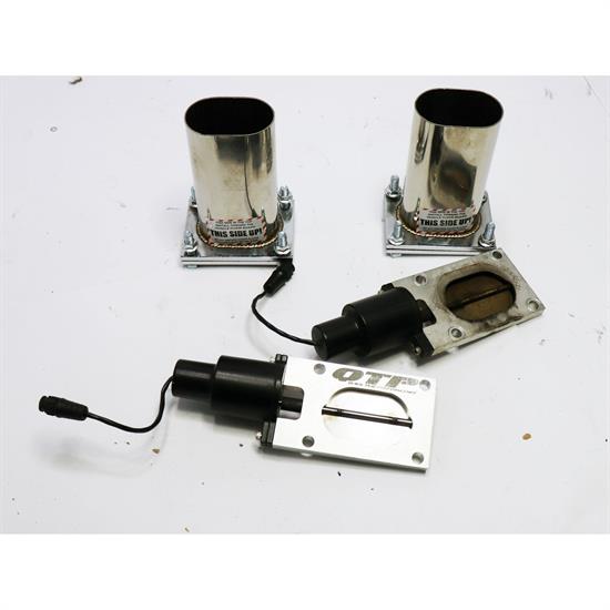 Quick Time QTEC66 QTP Exhaust Cutout, Dual Oval Valves