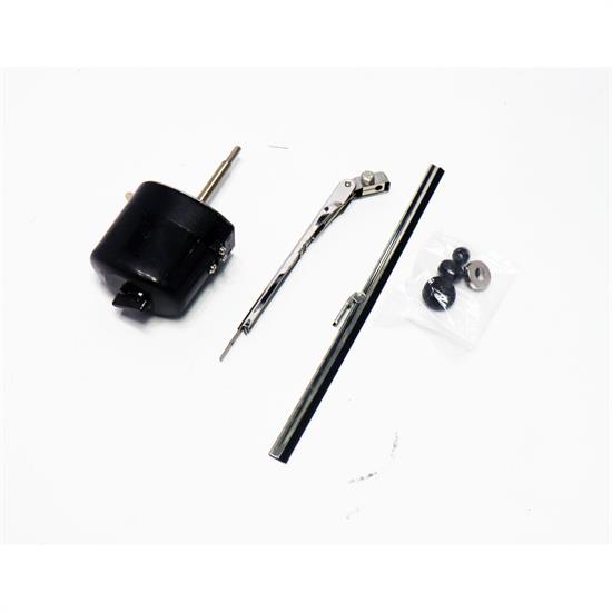 Universal Black 12 Volt Electric Windshield Wiper Motor Kit