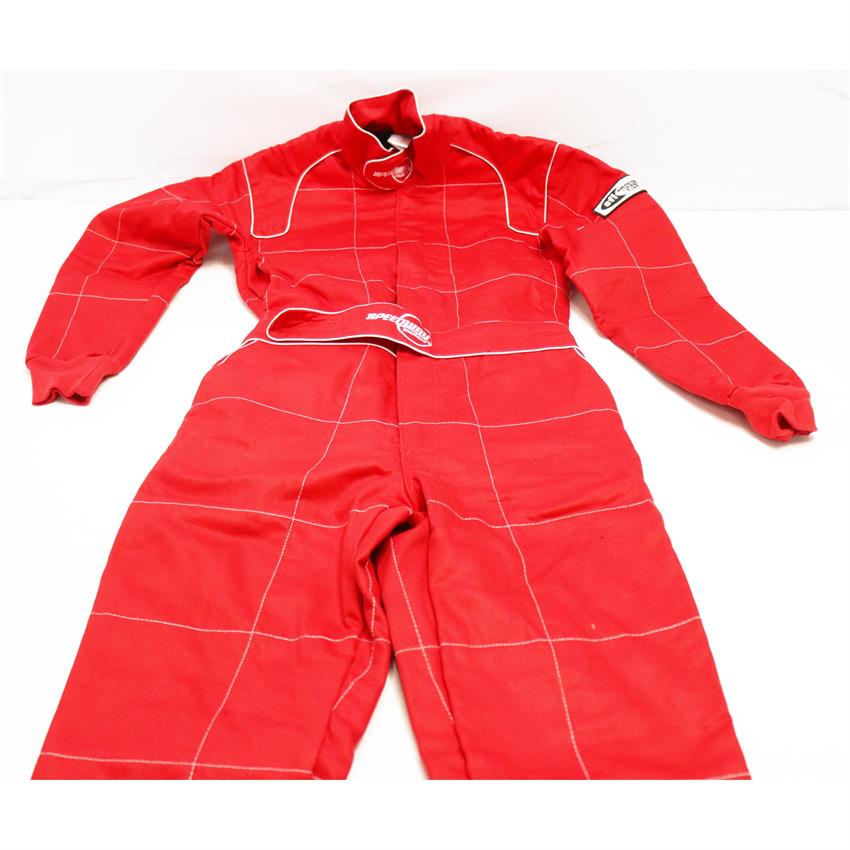 Speedway Red 2 Layer Racing Suit-One Piece-SFI-5 Rated, Medium