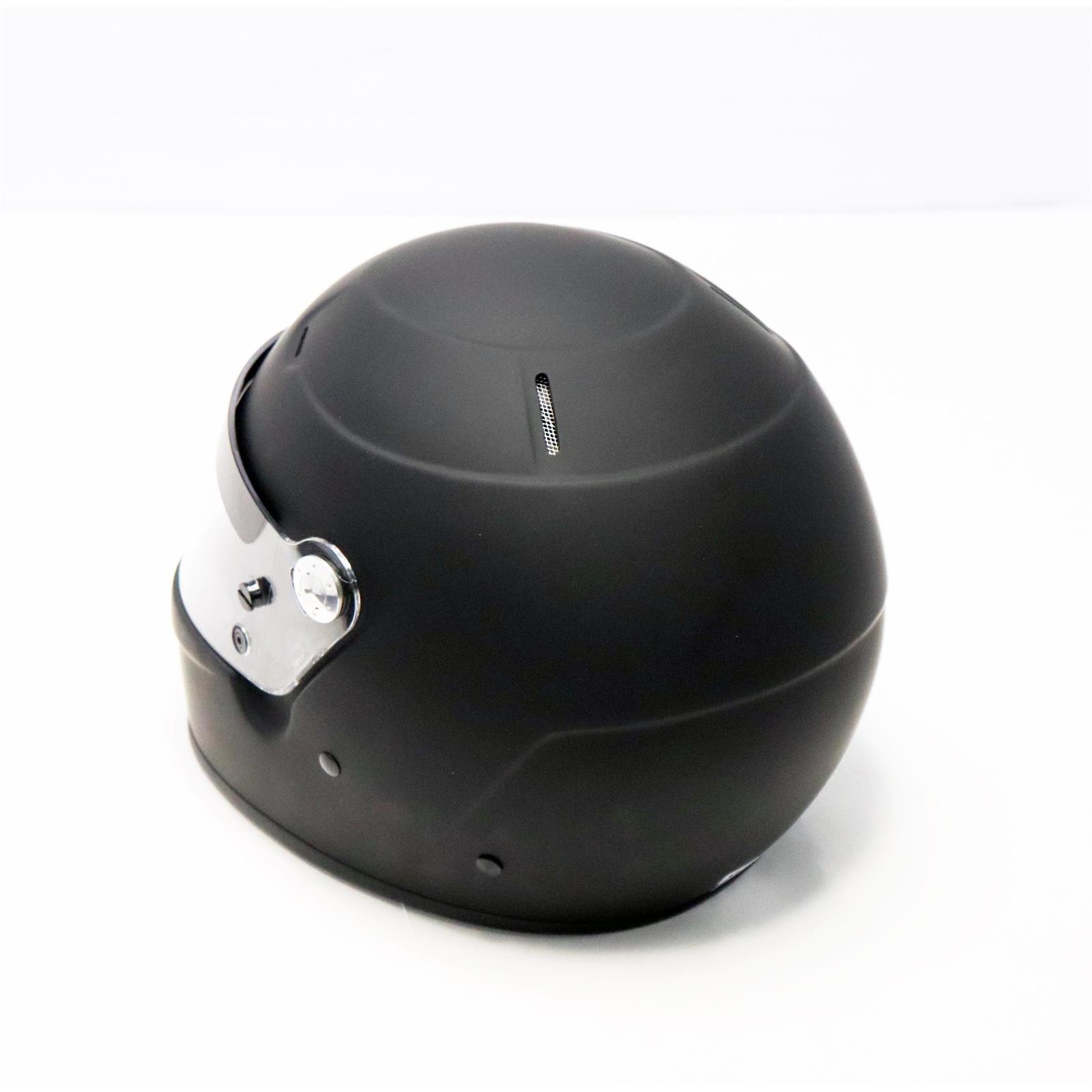 Speedway Lightweight Racing Helmet, Flat Black, Medium