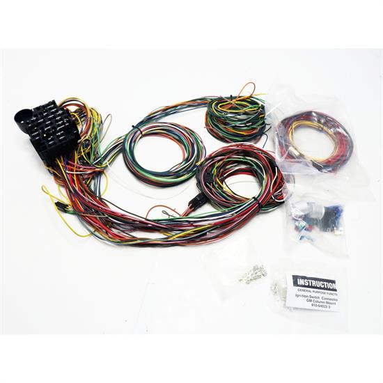 22Circuit Universal Automotive Aftermarket Wiring Harness Kit