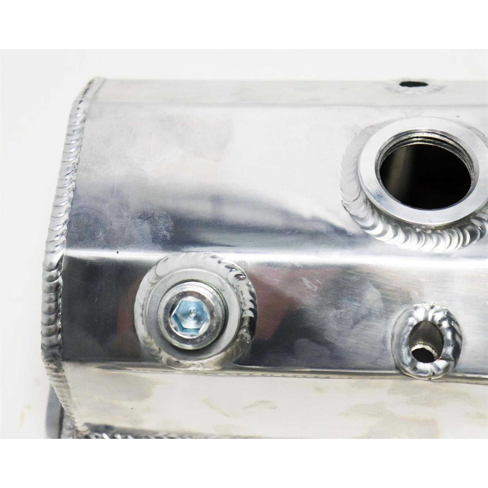 Small Block Chevy Fabricated Valve Covers w/ Breather Tubes