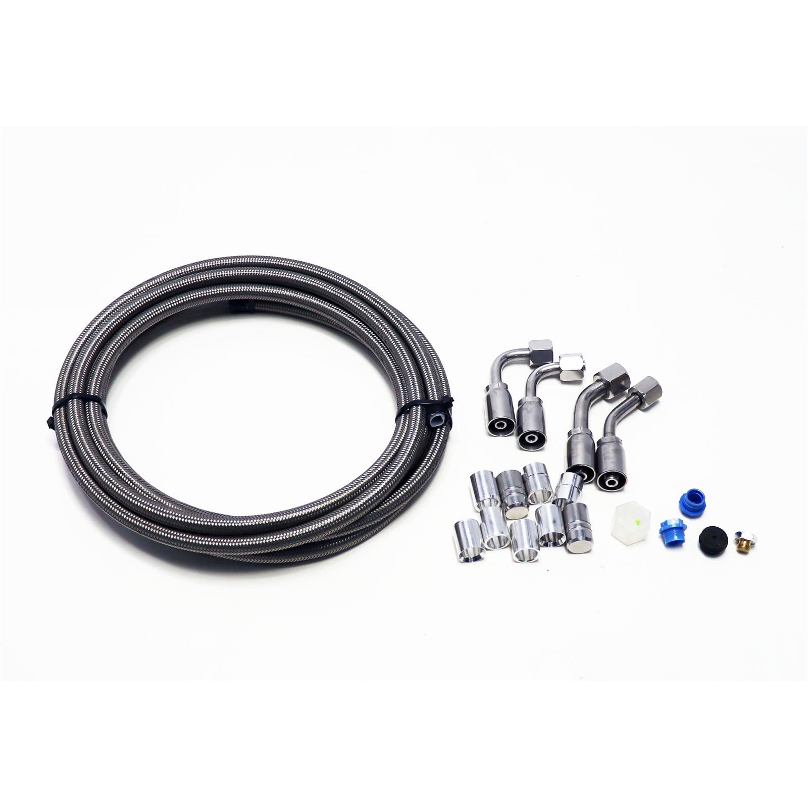Gotta Show 343100 Braided Stainless Steel A/C Hose Kit