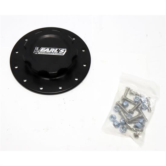 Earls 166017ERL Billet, Fuel Cell Cap, 12Bolt Flange