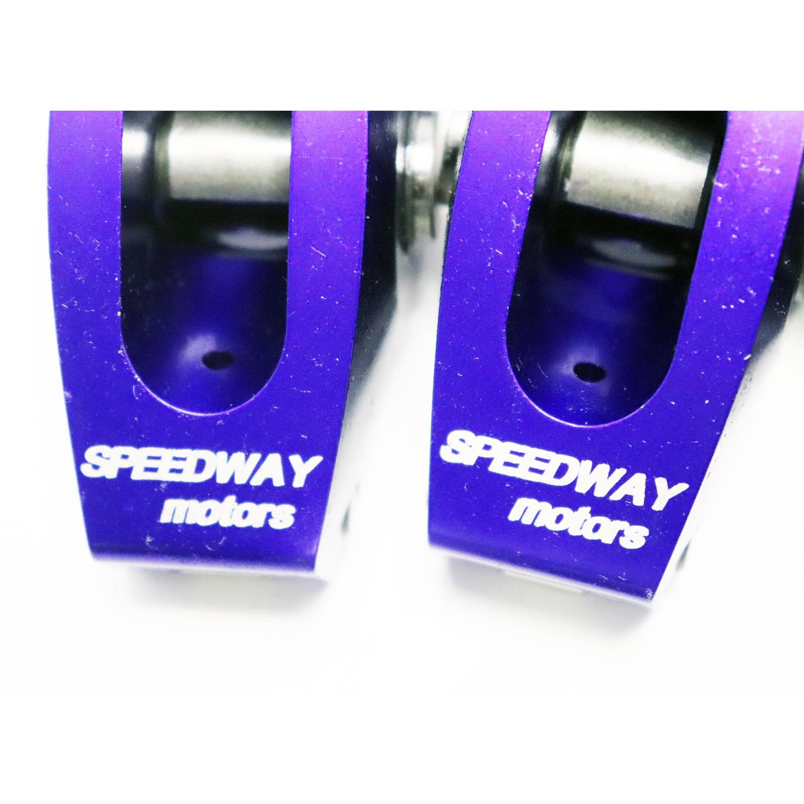 Speedway SBC Camshaft BreakIn Roller Rocker Arms, 1.31, 7/16 St