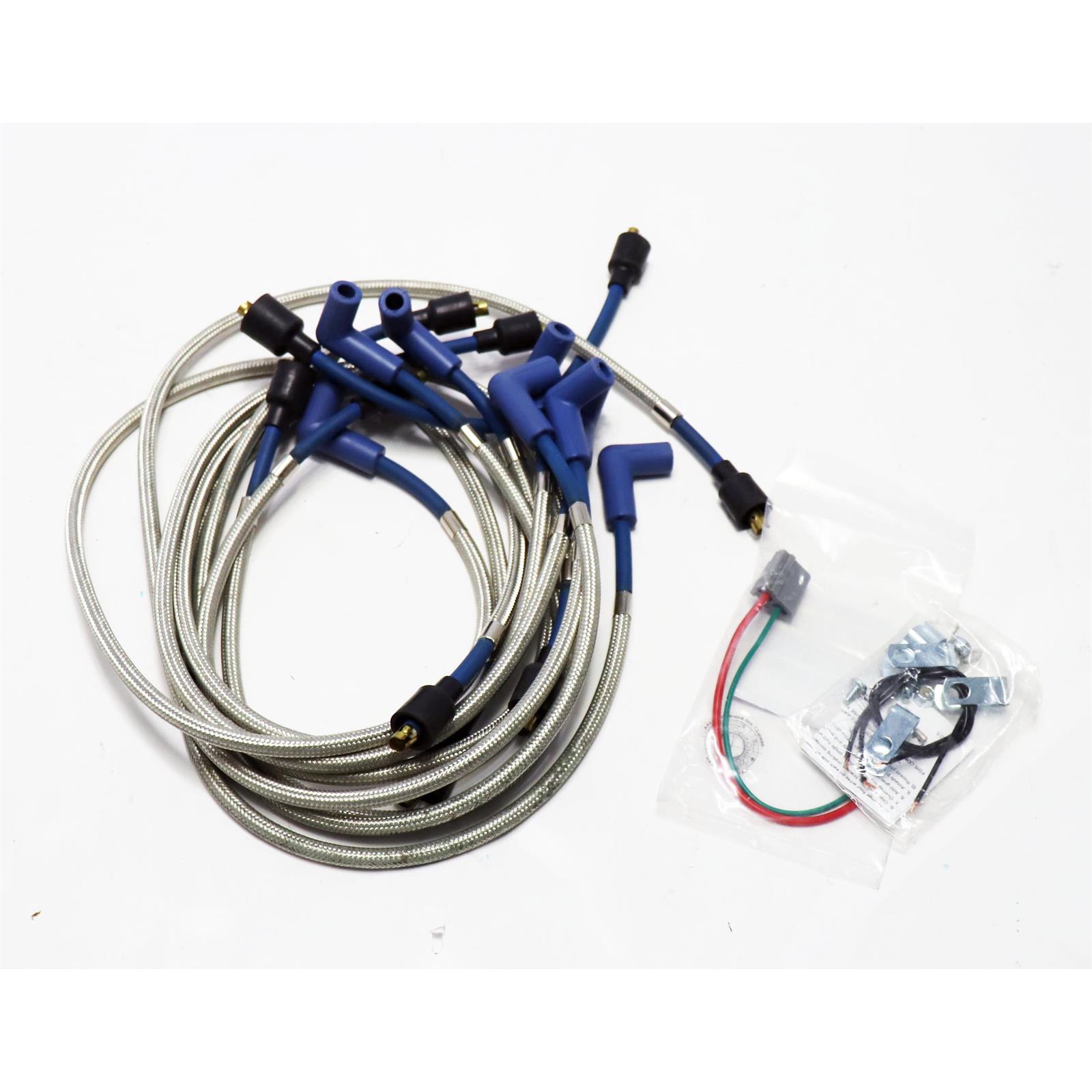 Taylor 80601 8MM Shielded SST Ignition Spark Plug Wires Set