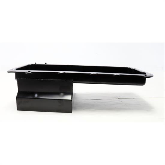 LS Swap Conversion Low Profile Oil Pan, OEM Filter Location Black