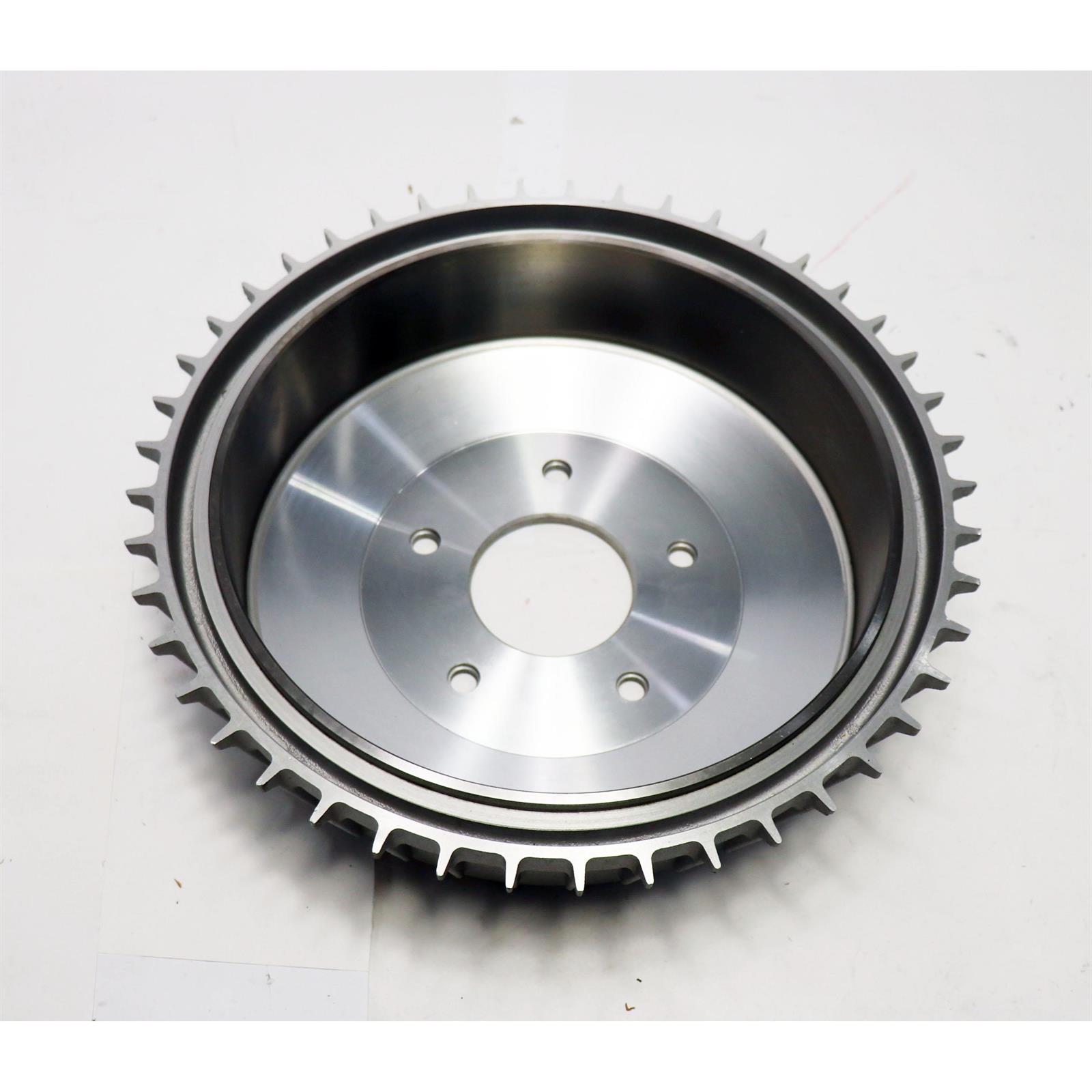 BuickStyle Finned Aluminum Brake Drum for Ford Spindles, 12 x 2