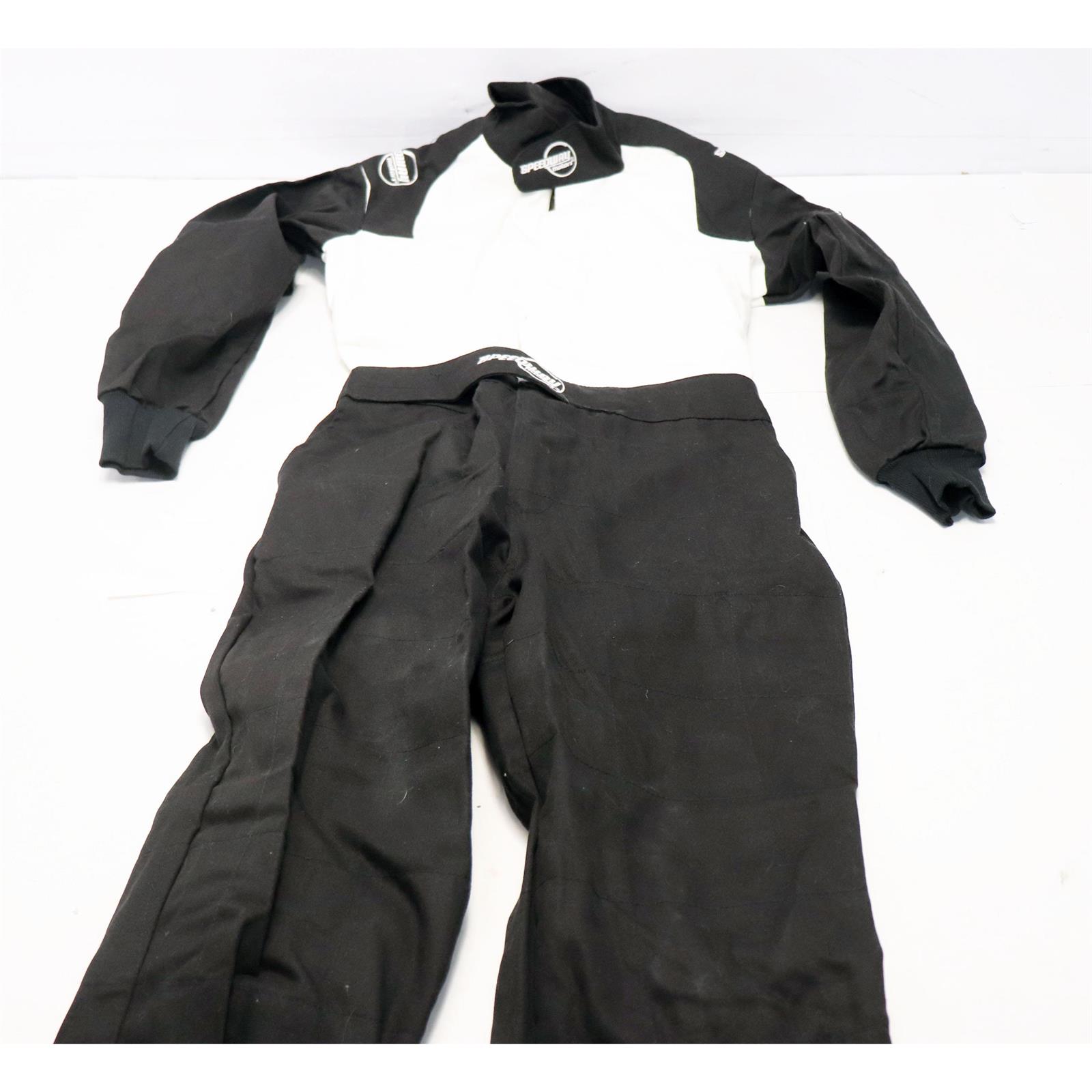 Speedway Black Racing SuitOne PieceSingle Layer, Large