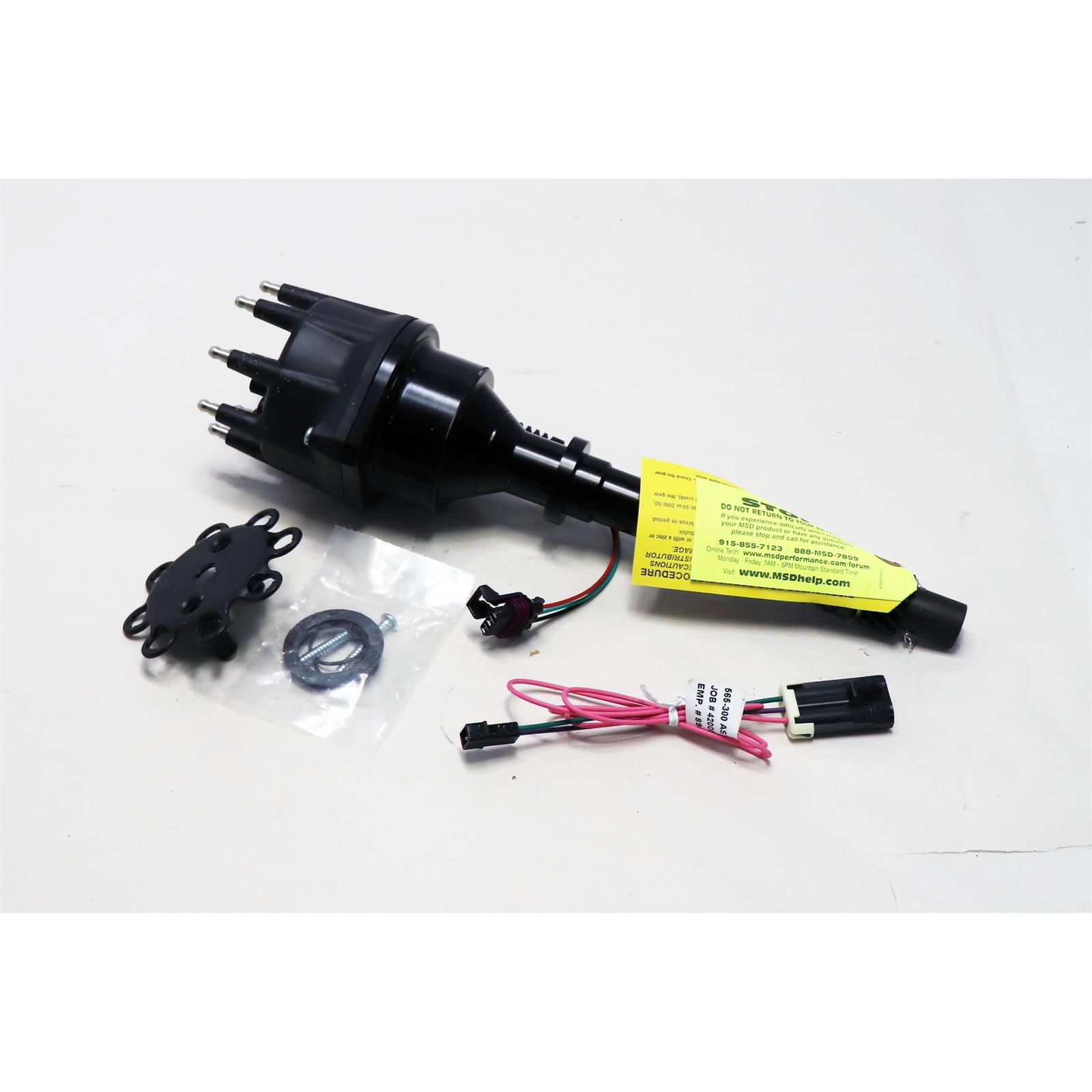 Holley Sniper EFI 565-300BK Hyperspark Chevy Distributor, Billet