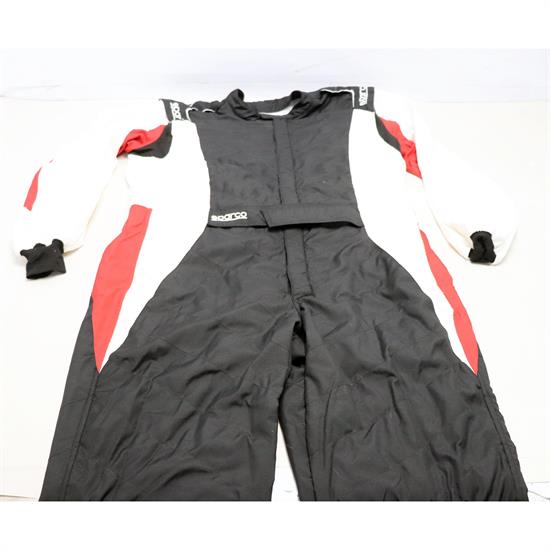 Sparco 001128SFB64NRBR Competition Racing Suit, Black, Size 64